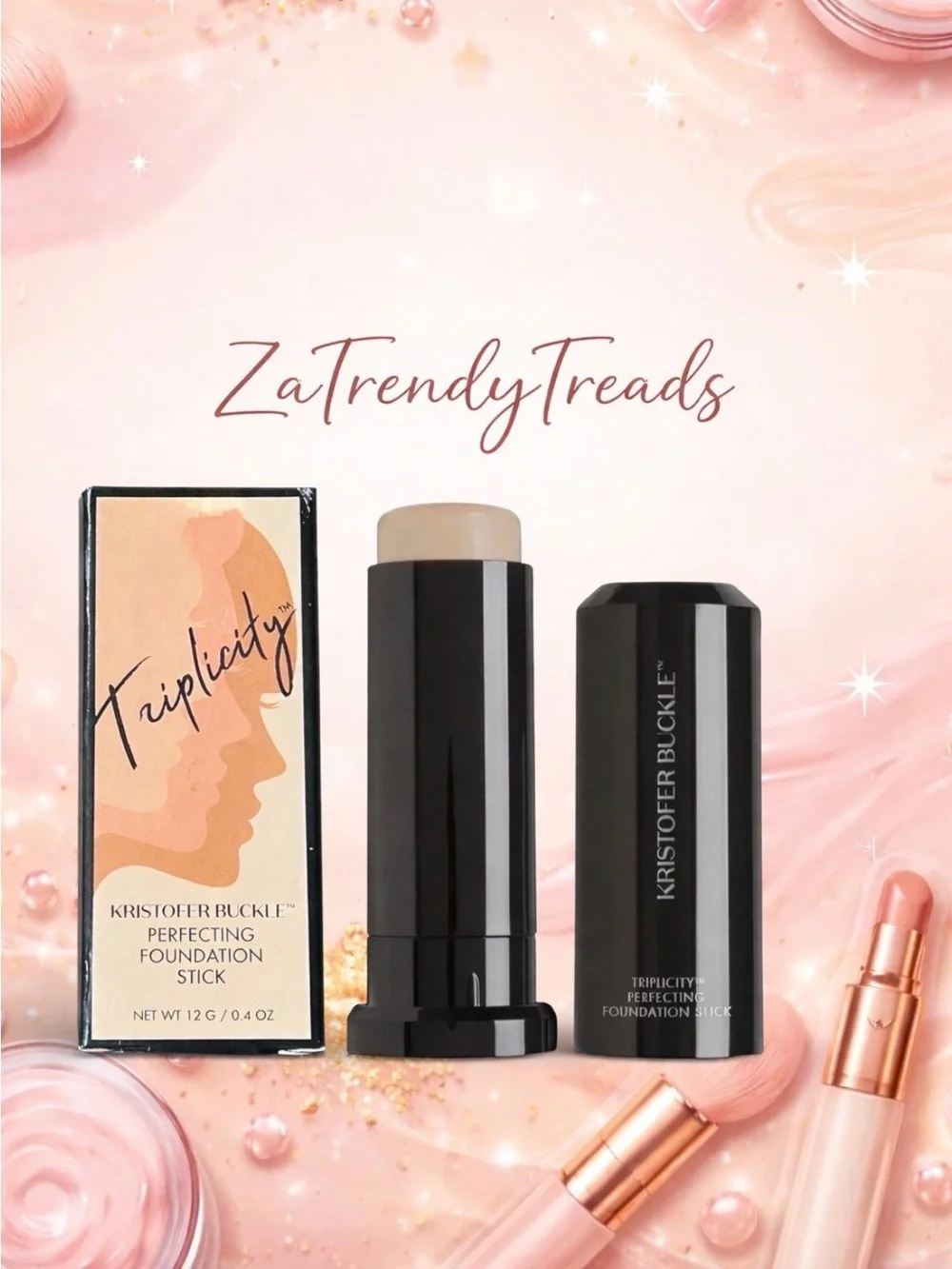 Kristoffer Buckle Triplicity Perfecting Foundation Stick - Light